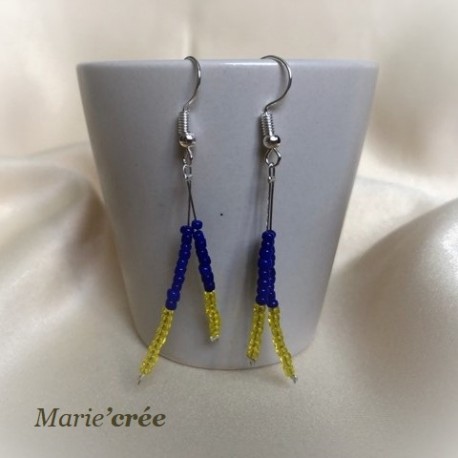 Boucles d'oreilles UKRAINE